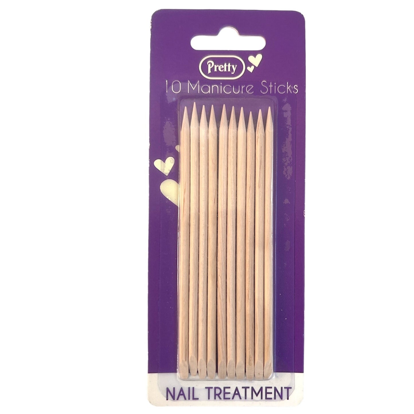 Manicure Cuticle Sticks Pusher Cuticle Orange Wood Sticks Nail Art x10