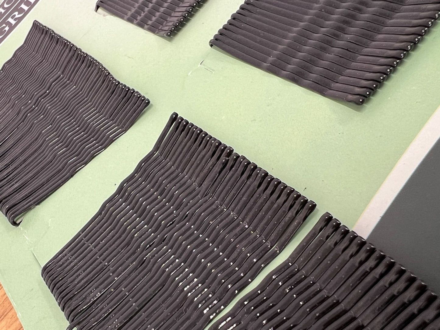 250pk Hair Grips Hairdressing Secure Black Bobby Pins Styling Clips Womens Hair