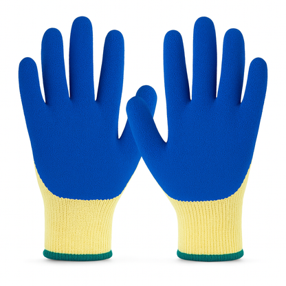 latex coated work gloves garden construction safety grip flexible anti slip
