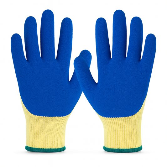 latex coated work gloves garden construction safety grip flexible anti slip
