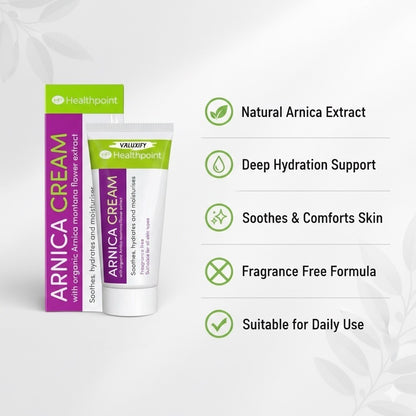 Healthpoint Arnica Cream 50ml Organic Arnica Montana Extract Fragrance Free
