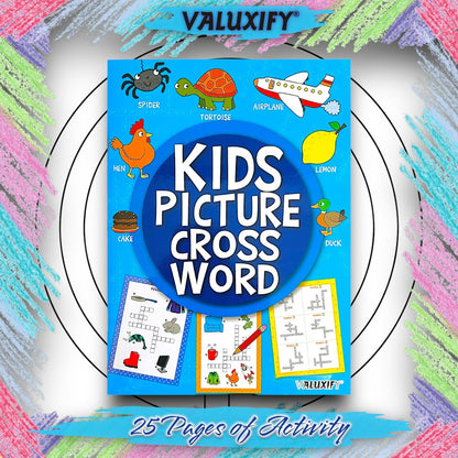 Kids Children Puzzle Activity Book Learning Book Girl Boys Word Search | Maze