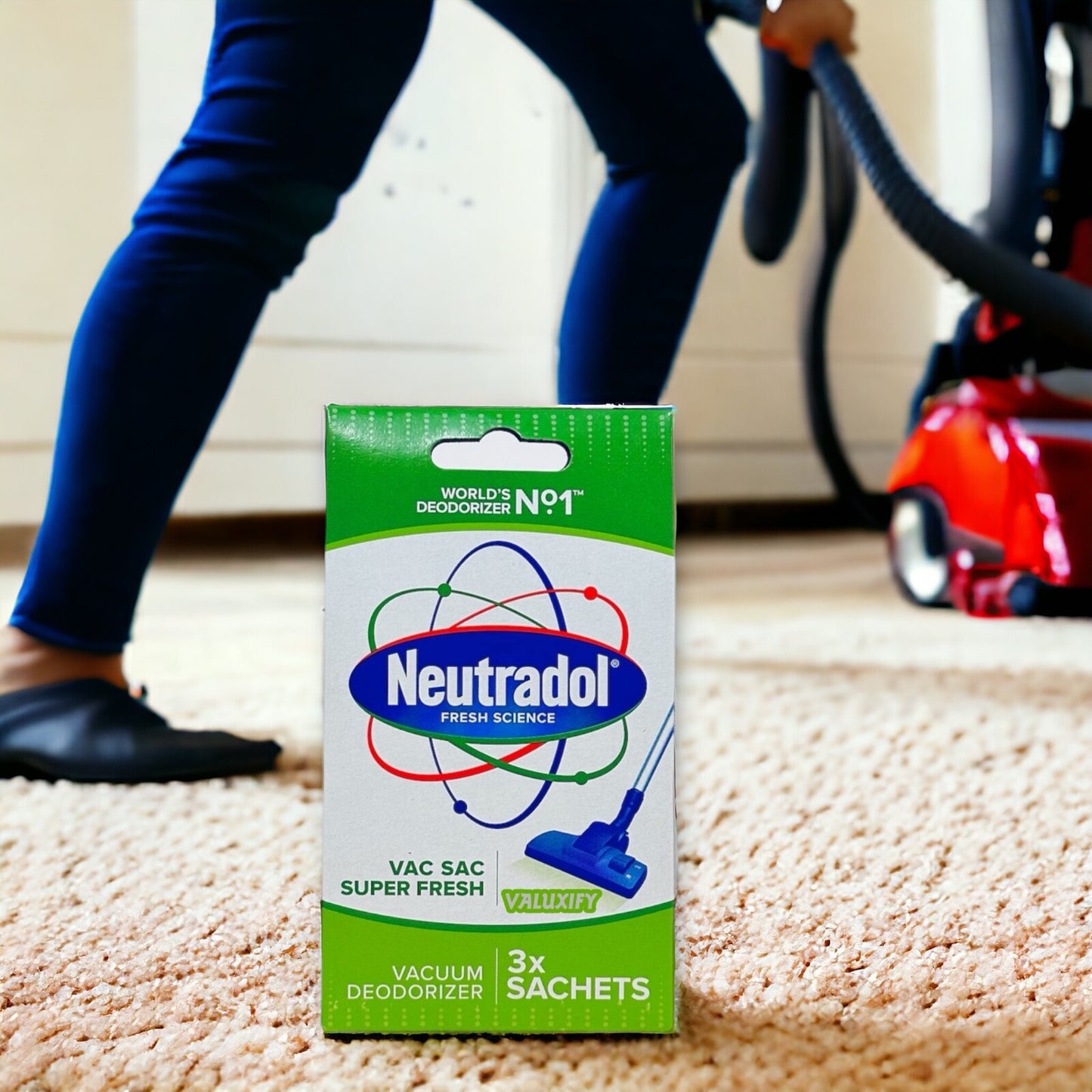 Neutradol SUPER FRESH  Vac Sac Deodorizer Sachets Vacuum Hoover Air Freshener