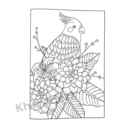 PEACEFUL ADULT COLOURING BOOK