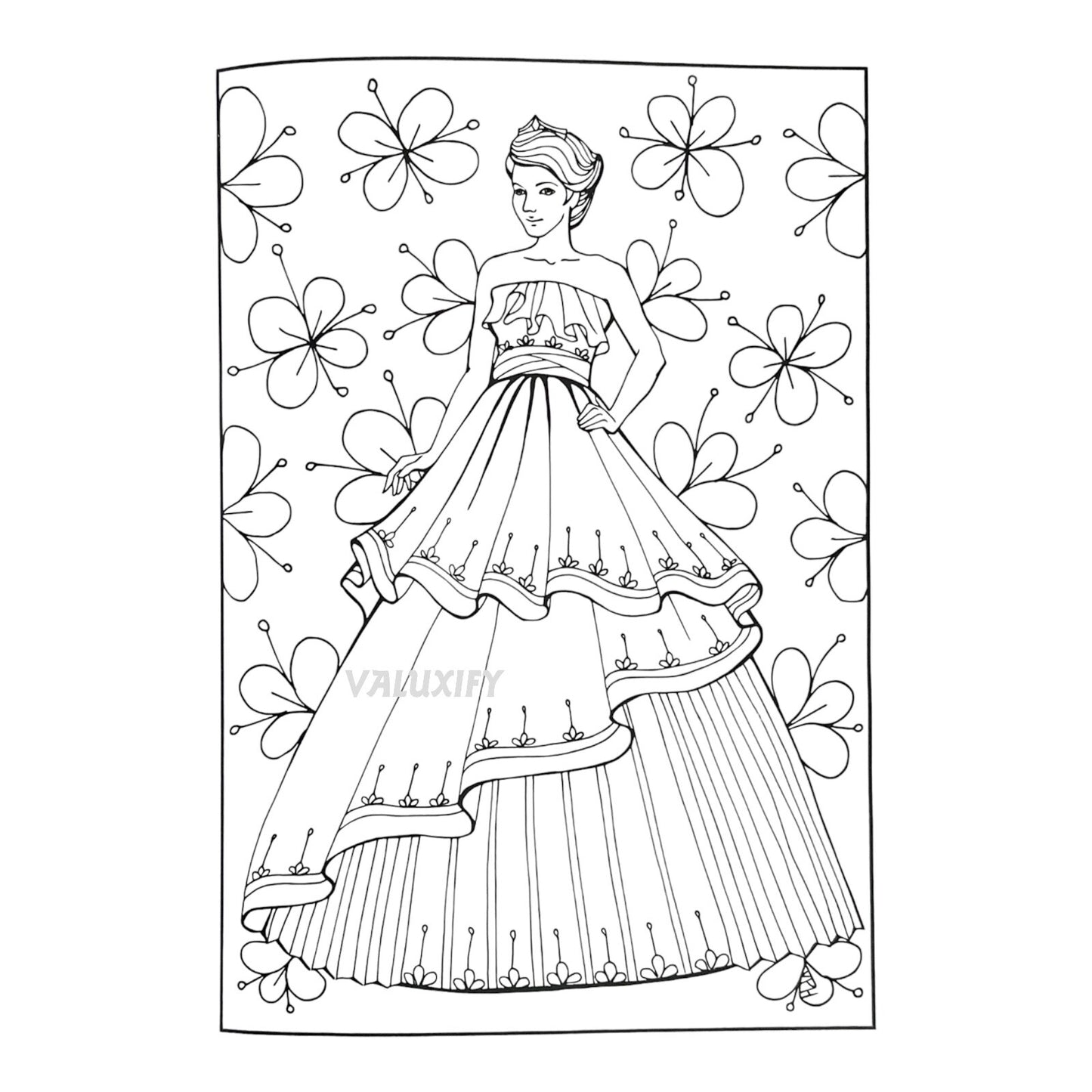 GIRLS KIDS COLOURING BOOK | MY PRETTY PRINCESS & BALLERINA| 40 PAGES | A4