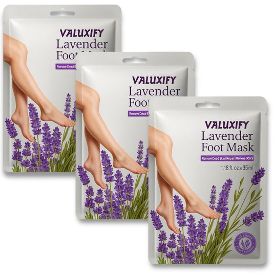 3x Lavender Foot Peel Masks