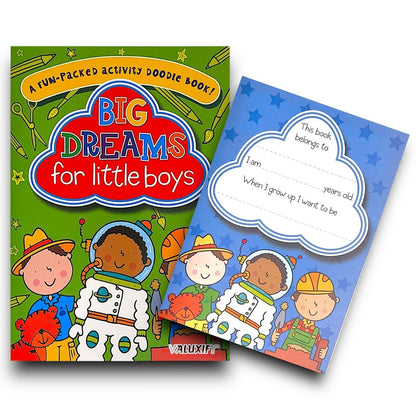 2 | Big Dreams Doodle Colouring Kids Activity Books Girls Boys Children Books