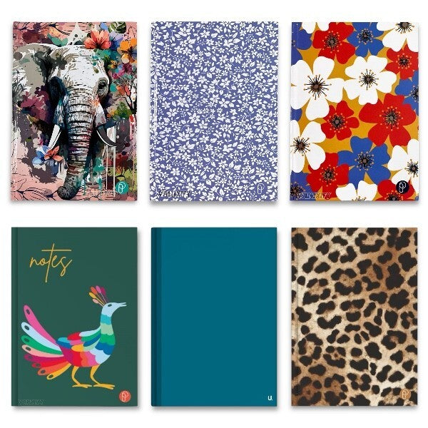 a5 hardback lined notebook 140 pages 54gsm white paper premium office journal
