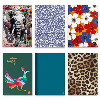 a5 hardback lined notebook 140 pages 54gsm white paper premium office journal
