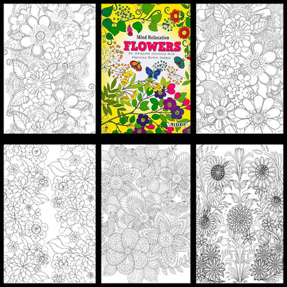 Adult & Teen Advanced Colouring Books – Stress Relief Art Therapy Patterns