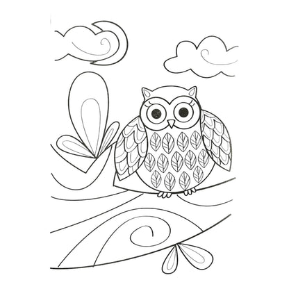 Kids Colouring Book Enchanted Garden Children Fun Activity Book Art Craft A4