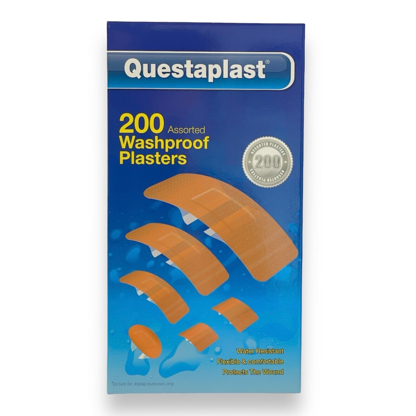 200 Assorted Washproof Plasters Waterproof Breathable Adhesive First Aid Healing