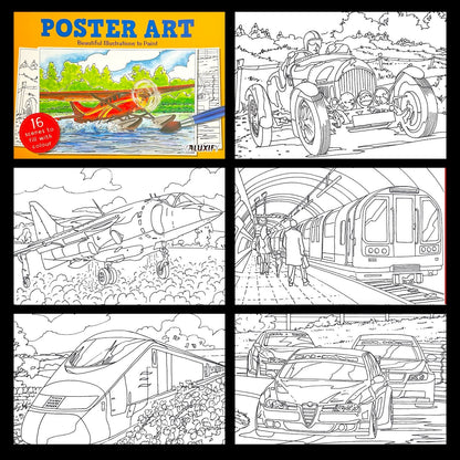 Poster Art Colouring Book