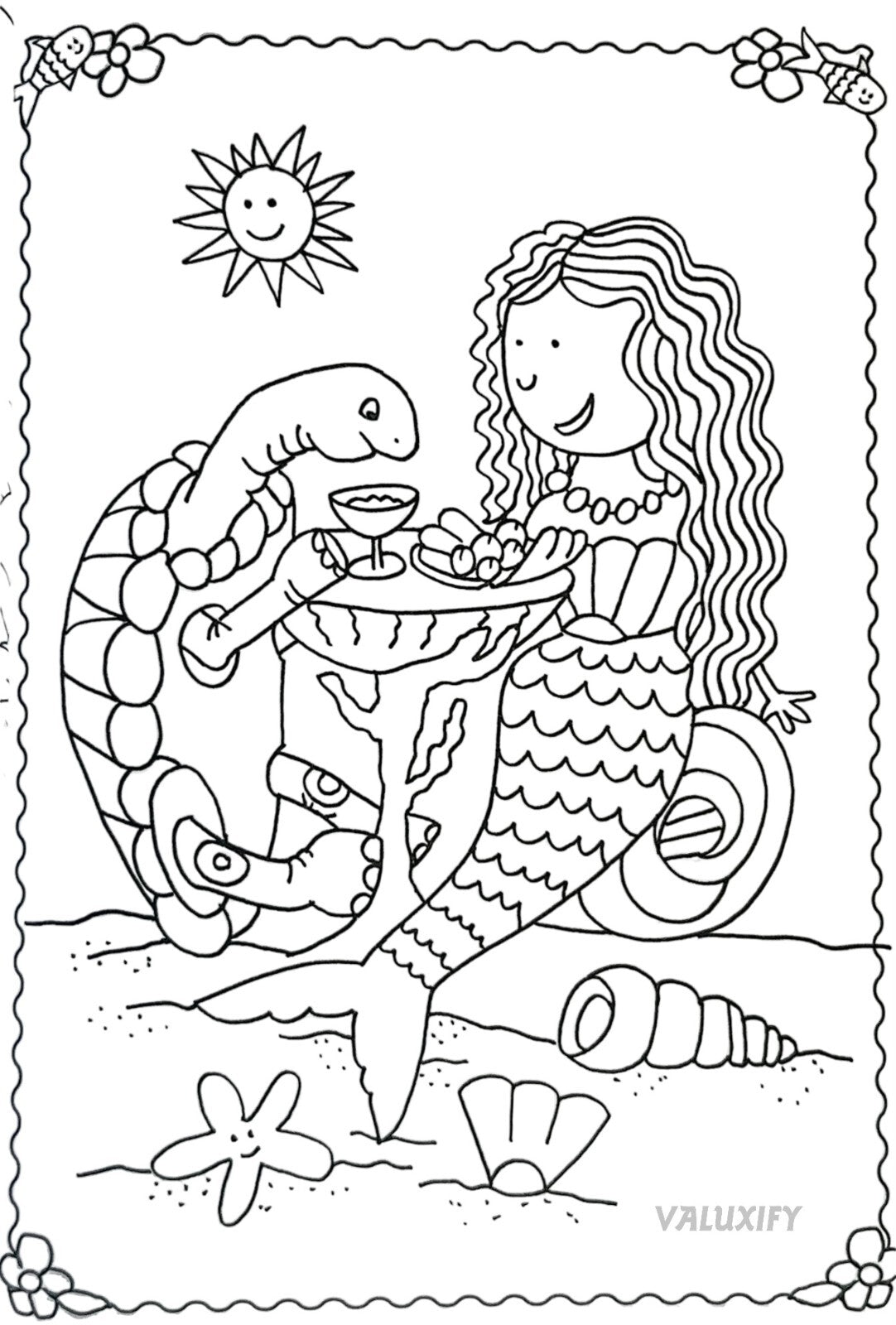 Kids Colouring Book | My Magical Mermaid | Colour Books Kid A4 |40 Pages