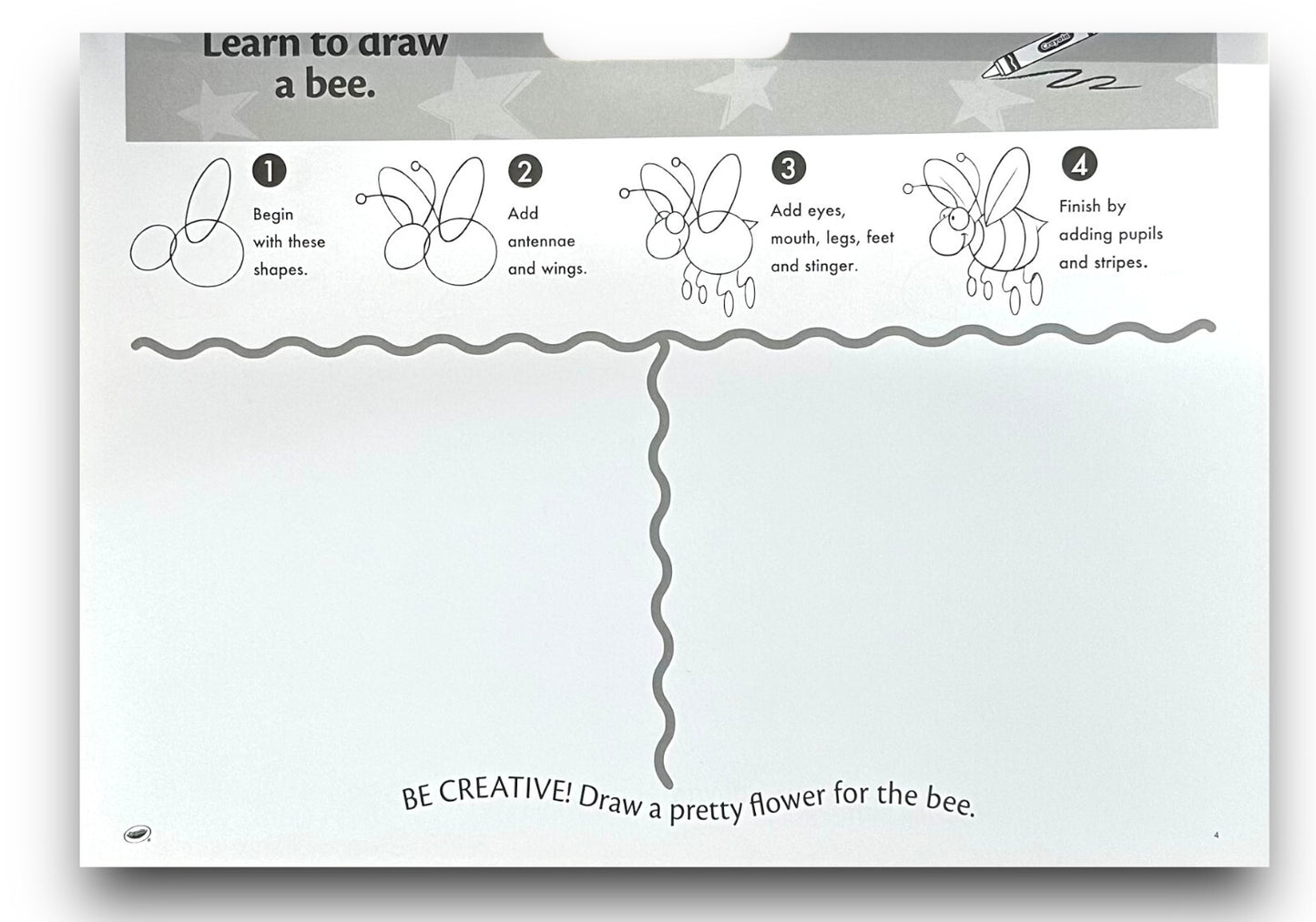 CRAYOLA Kids Activity Paint Artist PAD Learn to Draw COLOURING Sticker Drawing
