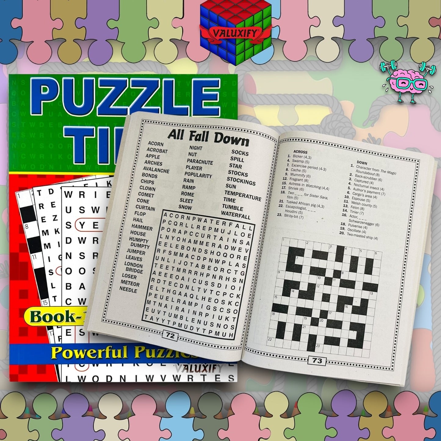 2 | Puzzle Word Search Book - Word search Puzzle Time 225 Powerful Puzzles Adult