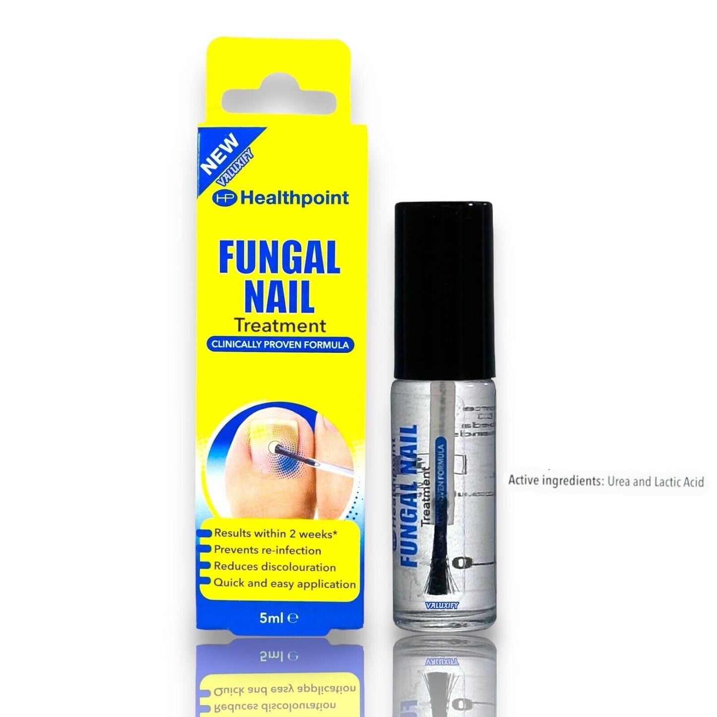 Fungal Nail Treatment 5ml with urea lactic acid Results in 2 Weeks Healthpoint