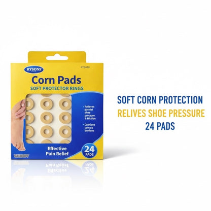 Corn Pads Foam Cushions Adhesive Rings Pain Relief Protective Foot Plasters Bulk