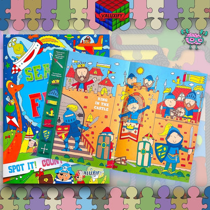 Search & Find  Kids Children Kids Activity Books My  Puzzles Fun 2 Books A4