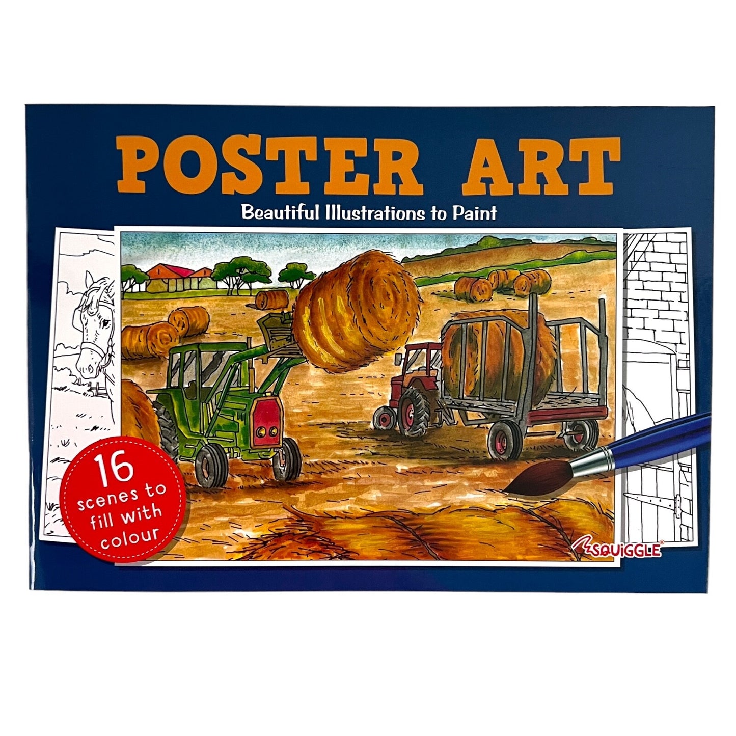 Poster Art Colouring Book Adult Kids