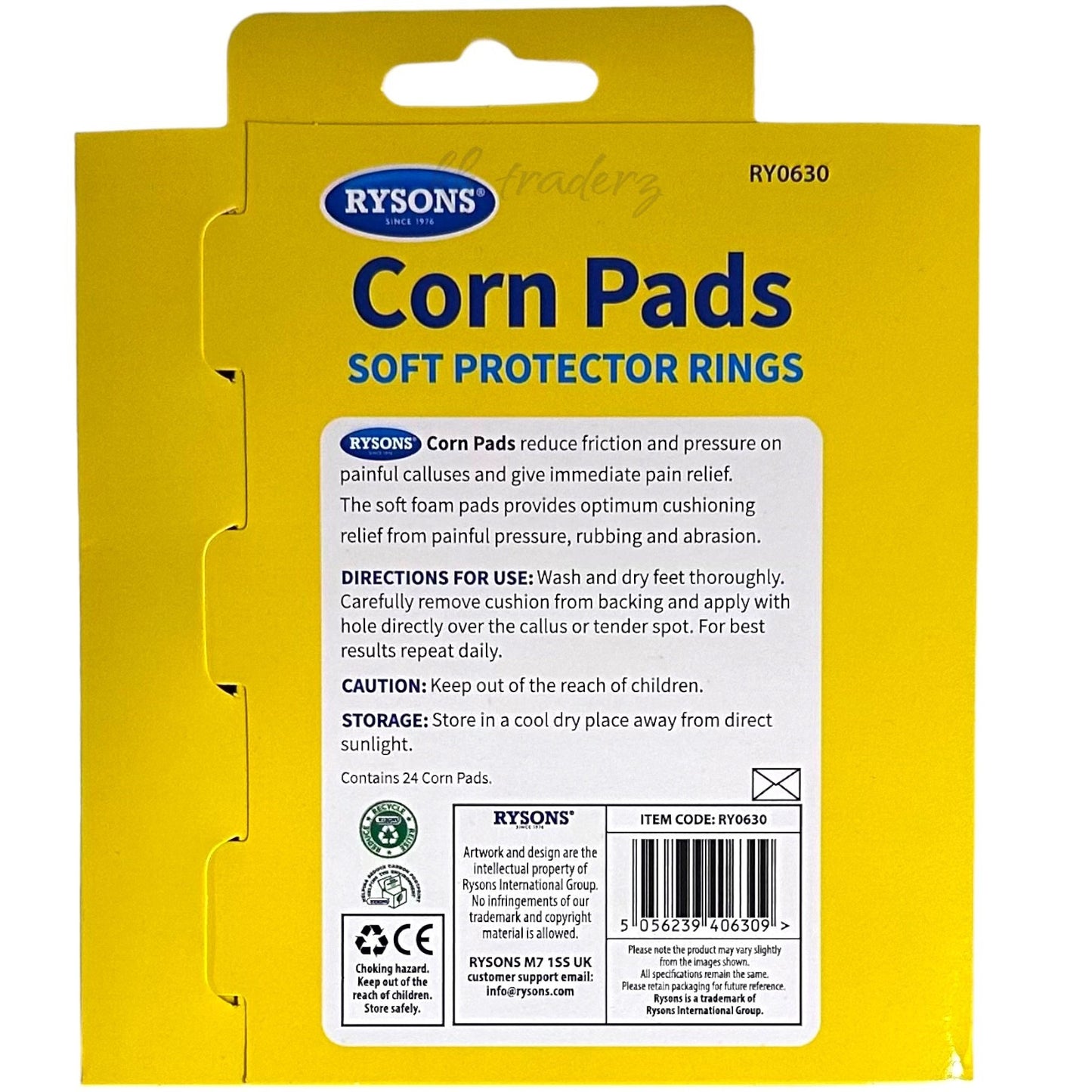Corn Pads Foam Cushions Adhesive Rings Pain Relief Protective Foot Plasters Bulk