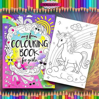 Kids Girls Boys Coloring Books  Activity Book My Fun Boys Girls Colouring Books