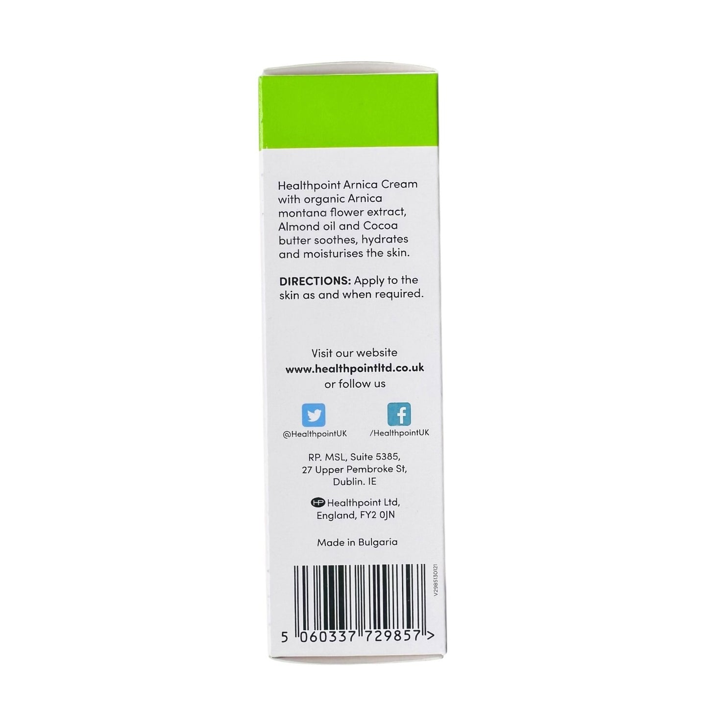 Healthpoint Arnica Cream 50ml – Pack of 6 Soothing Moisturising Skin Care Tubes