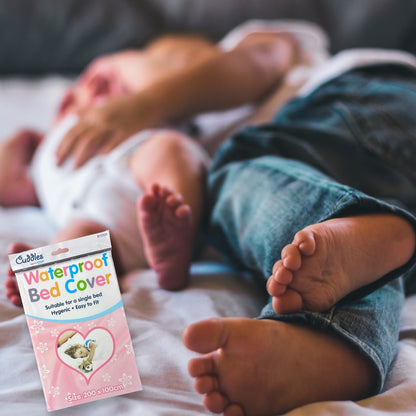 WATERPROOF CHILD BED SHEET COVER SINGLE MATTRESS PROTECTOR PLASTIC KID WETTING