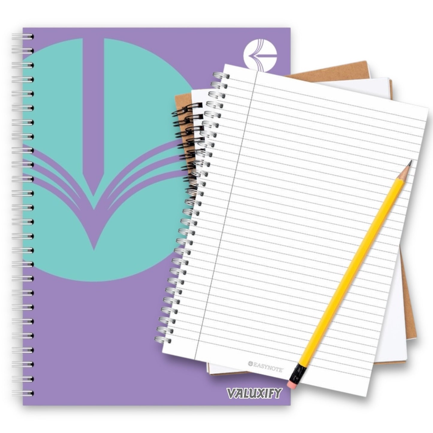 A4 Premium Spiral Notebook Note Pad Notes 180 Lined pages 80gsm Paper Easynote