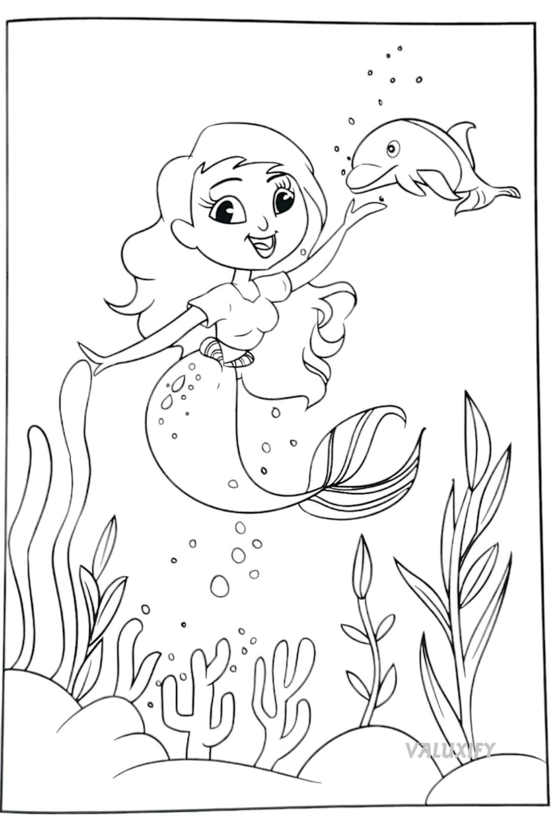 Kids Colouring Book | My Magical Mermaid | Colour Books Kid A4 |40 Pages