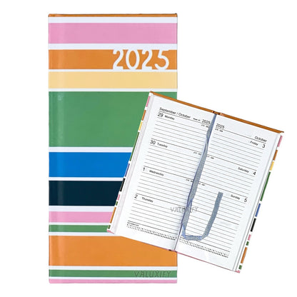 2025 Diary Slim Size Week to View 2025 Diaries Full Year Organiser Planner