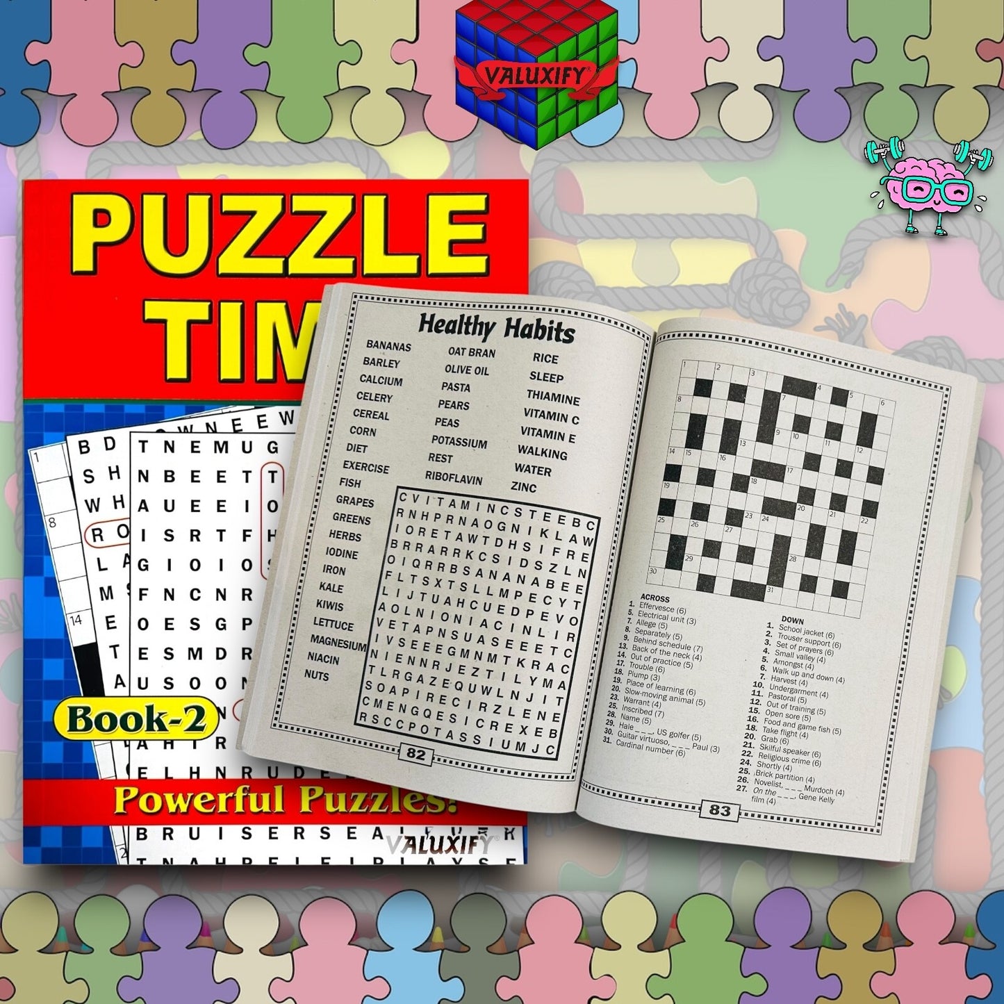 2 | Puzzle Word Search Book - Word search Puzzle Time 225 Powerful Puzzles Adult
