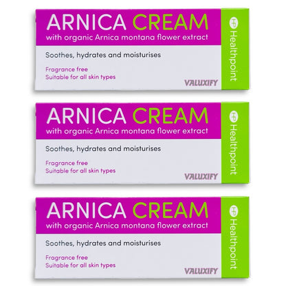 Healthpoint Arnica Cream 50ml – Pack of 6 Soothing Moisturising Skin Care Tubes