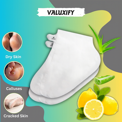 12 Exfoliating Lemon Foot Peel Socks