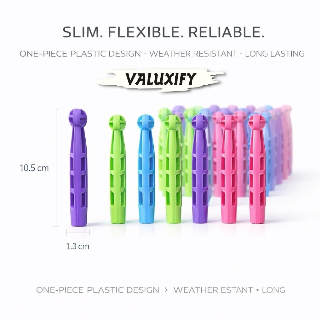 Strong Dolly Pegs Durable Plastic Laundry Clothes Line Coloured Washing Pegs uk