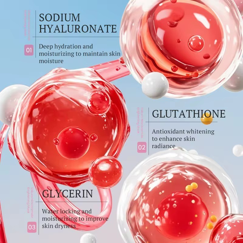 6 Moisturising Face Mask Sheets Natural Facial Sheets Mask Repairing Face Mask