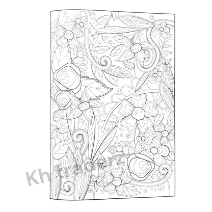 PEACEFUL ADULT COLOURING BOOK