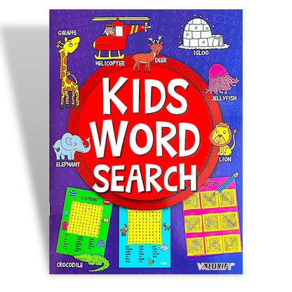 Kids Children Puzzle Activity Book Learning Book Girl Boys Word Search | Maze