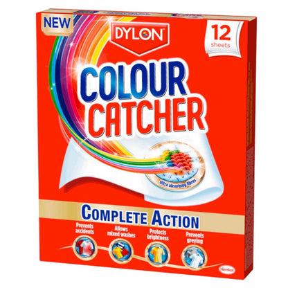 Colour Catcher Complete Action 12 Laundry Sheets Helps Prevent Colour Run