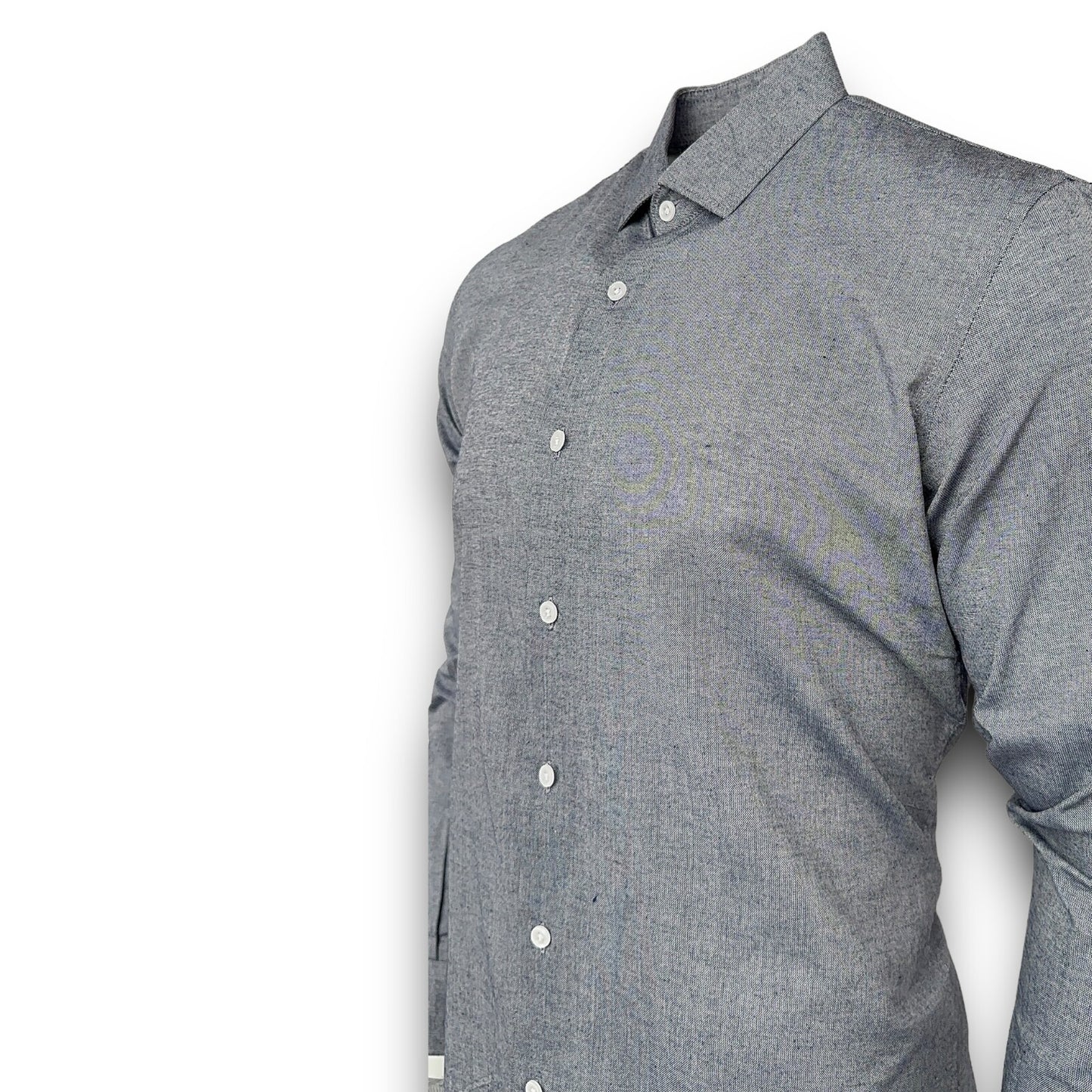 Men’s Slim Fit Shirt Long Sleeve Shirt Work Home Office Casual Formal Shirt