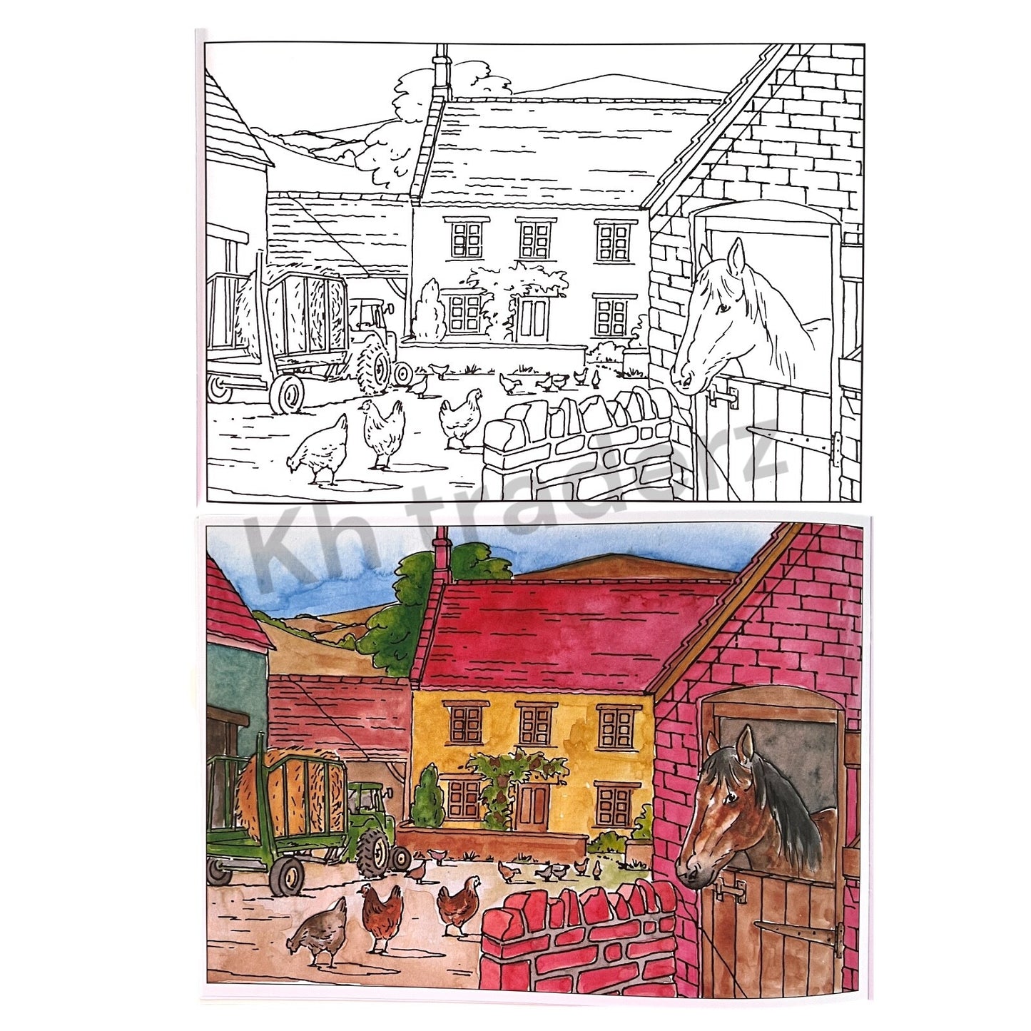 Poster Art Colouring Book Adult Kids