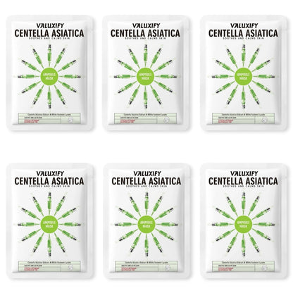 6 Moisturising Hydrating Face Mask Sheet Facial Mask Multi Pack Aloevera Collage