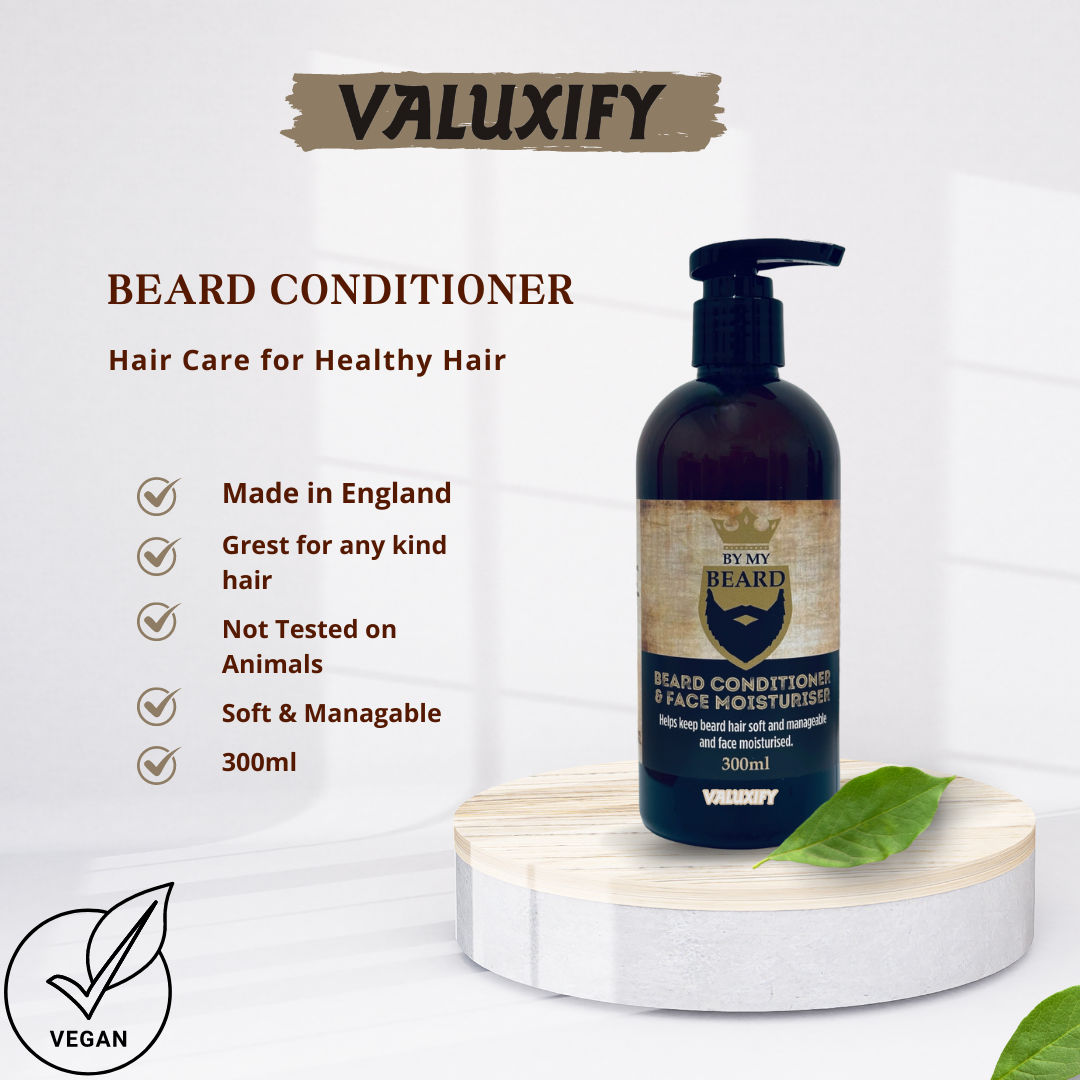 Men's Gent's Beard Grooming Kit Gift Set Shampoo Oil Wax Wooden Brush Comb Hair