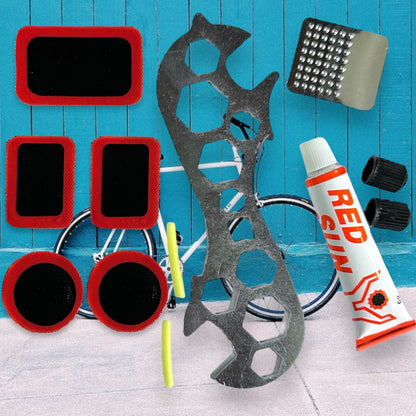12 | Piece Bicycle Puncture Repair Kit Bike Cycle Inner Tube Glue Patch Repair