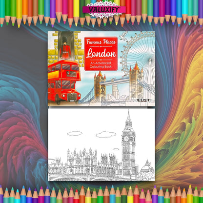 Famous Places London Colouring Book