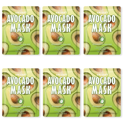 Face Sheet Masks Pack Of 6 Korean Skin Care Niacinamide Collagen Pearl Face Mask