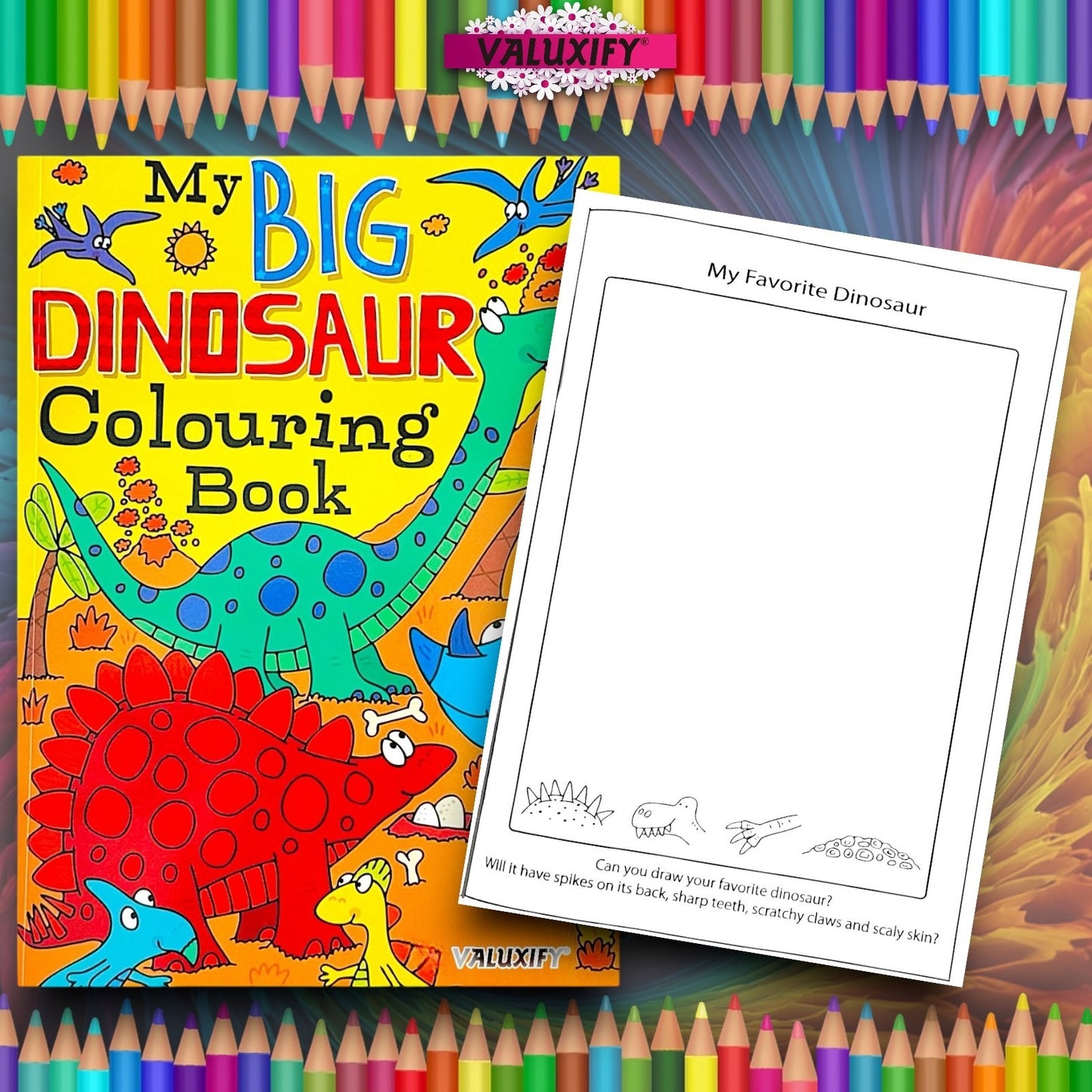 Big Dino, Monster & Aliens | Book Set | 27×20cm