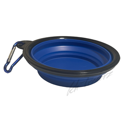 Collapsible Pet Bowls Dog Cat Food Water Feeding Silicone Portable Travel