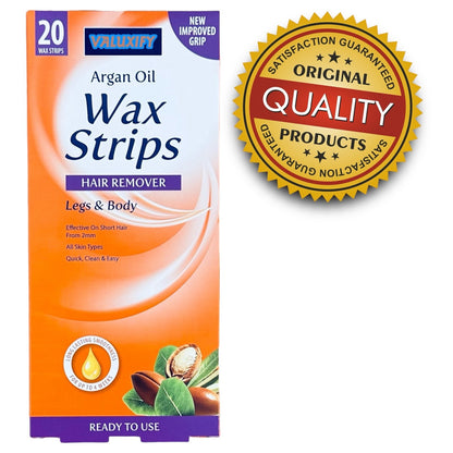 60 Beauty Formulas Leg and Bod Wax Strips  Waxing Wax Strip Argan Oil wax Strips