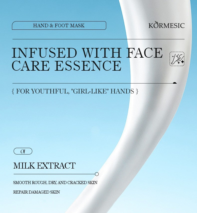 3x Milk Niacinamide Foot Peel Masks